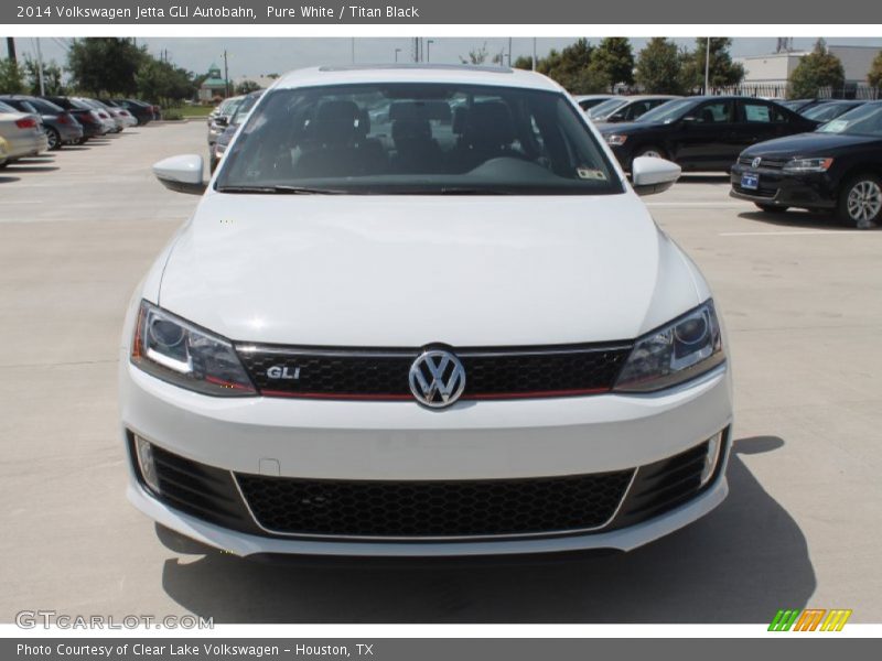 Pure White / Titan Black 2014 Volkswagen Jetta GLI Autobahn