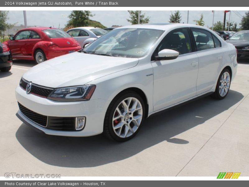 Pure White / Titan Black 2014 Volkswagen Jetta GLI Autobahn