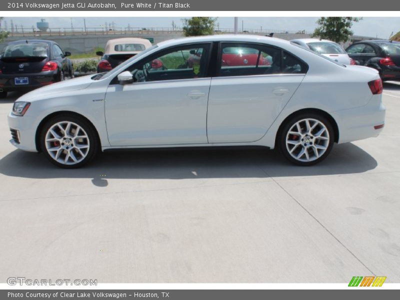Pure White / Titan Black 2014 Volkswagen Jetta GLI Autobahn