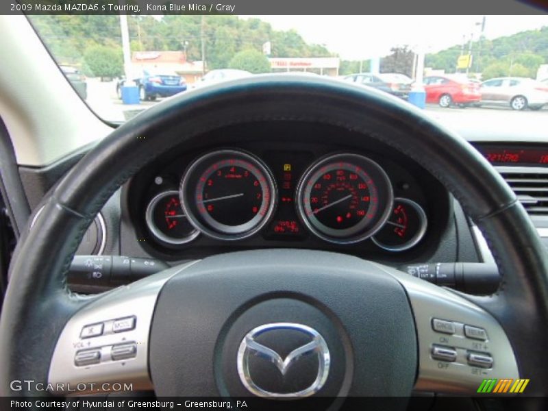 Kona Blue Mica / Gray 2009 Mazda MAZDA6 s Touring