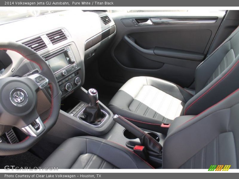 Pure White / Titan Black 2014 Volkswagen Jetta GLI Autobahn
