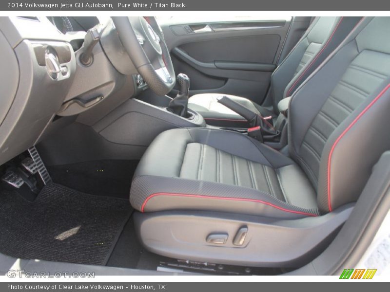 Pure White / Titan Black 2014 Volkswagen Jetta GLI Autobahn