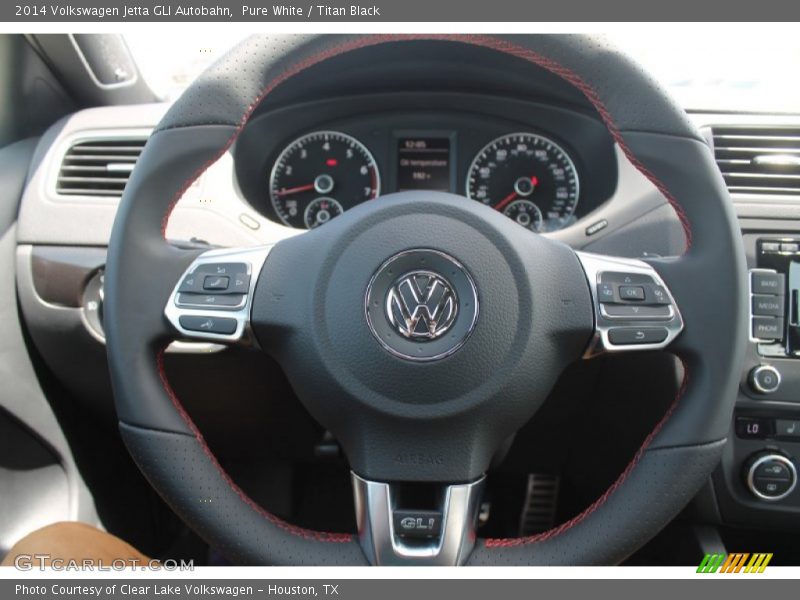 Pure White / Titan Black 2014 Volkswagen Jetta GLI Autobahn