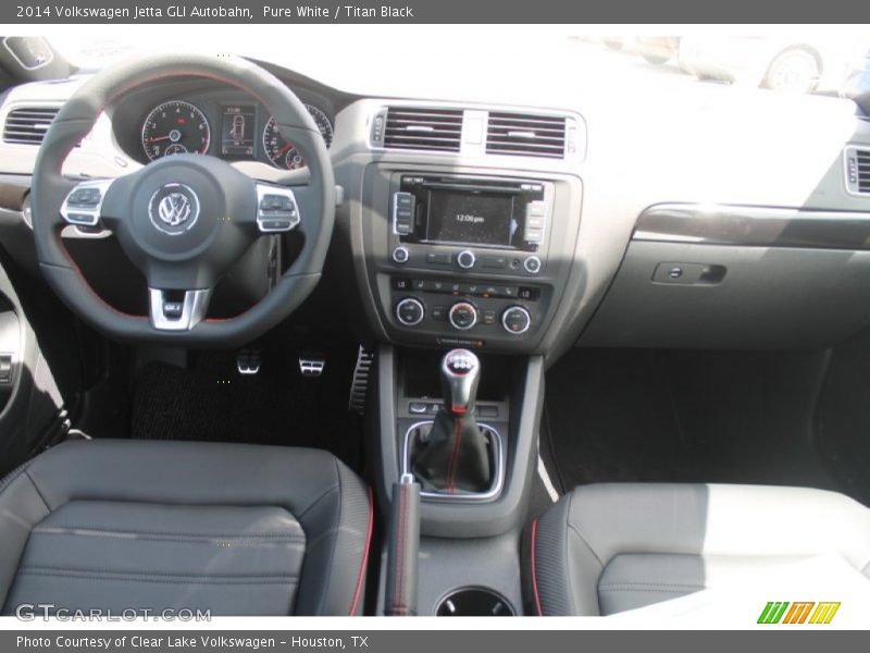 Pure White / Titan Black 2014 Volkswagen Jetta GLI Autobahn