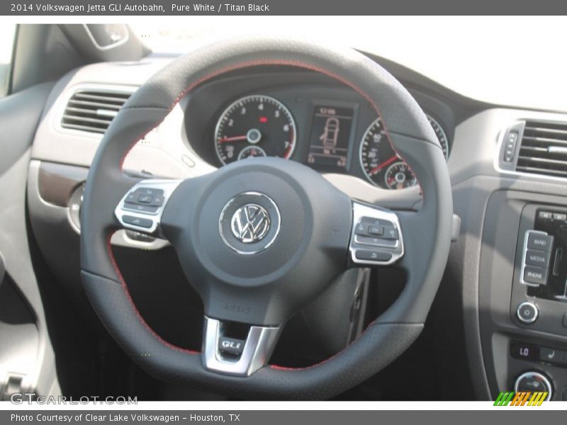 Pure White / Titan Black 2014 Volkswagen Jetta GLI Autobahn