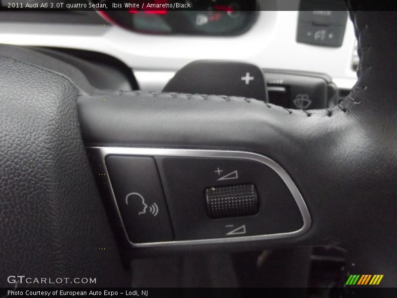 Ibis White / Amaretto/Black 2011 Audi A6 3.0T quattro Sedan