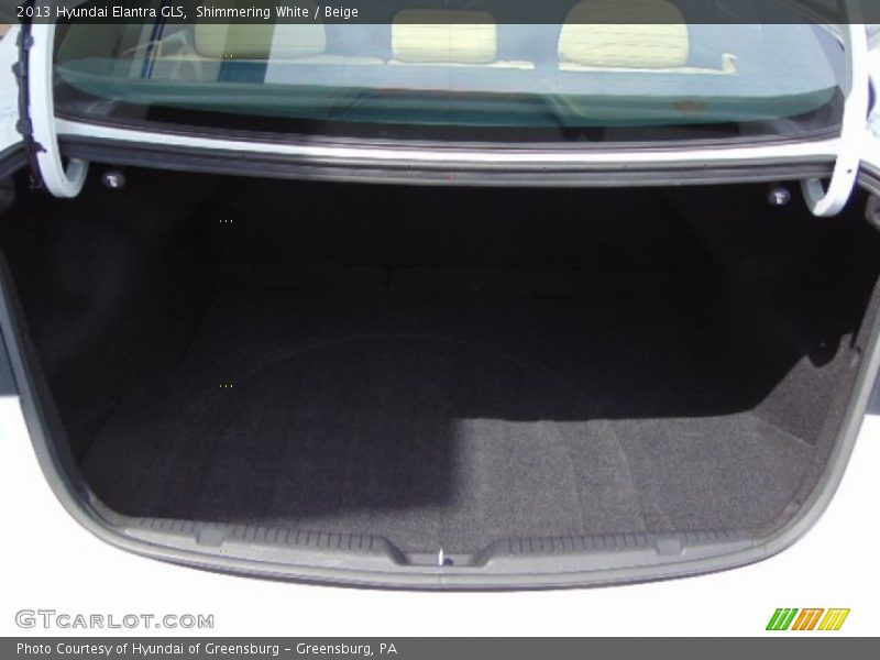 Shimmering White / Beige 2013 Hyundai Elantra GLS