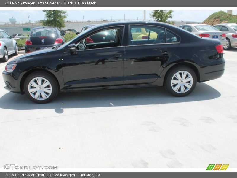 Black / Titan Black 2014 Volkswagen Jetta SE Sedan