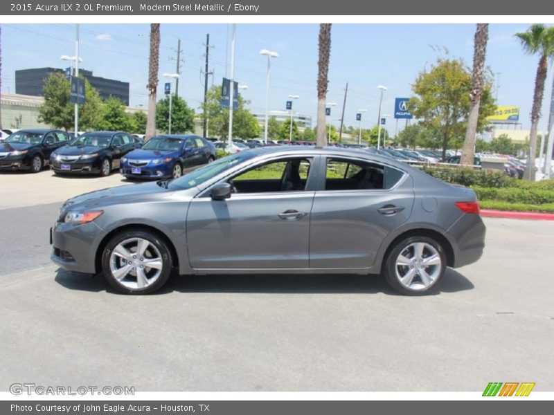 Modern Steel Metallic / Ebony 2015 Acura ILX 2.0L Premium