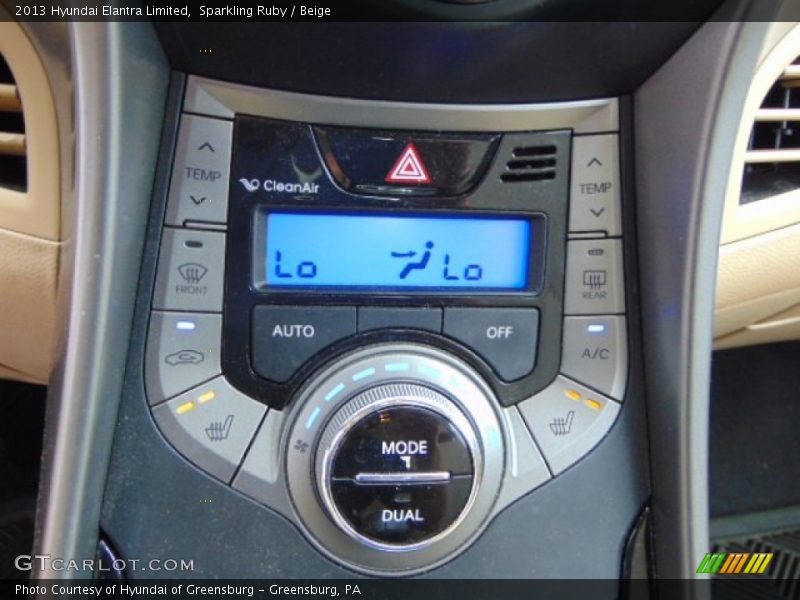 Sparkling Ruby / Beige 2013 Hyundai Elantra Limited