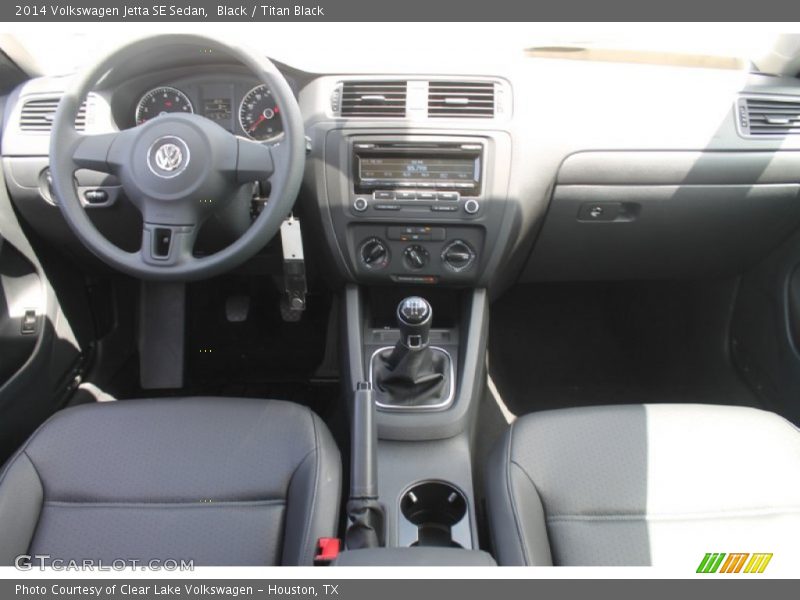 Black / Titan Black 2014 Volkswagen Jetta SE Sedan