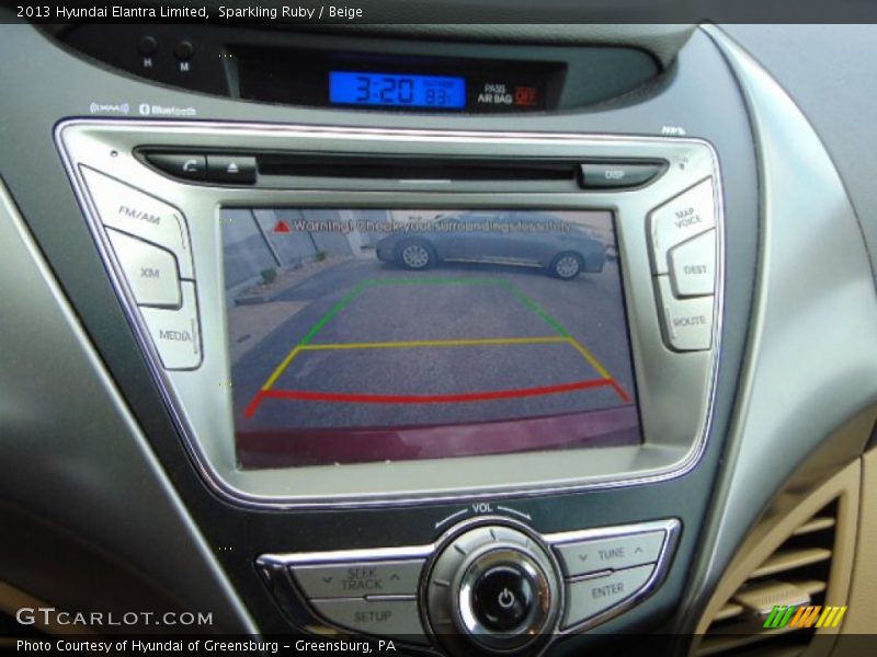 Sparkling Ruby / Beige 2013 Hyundai Elantra Limited