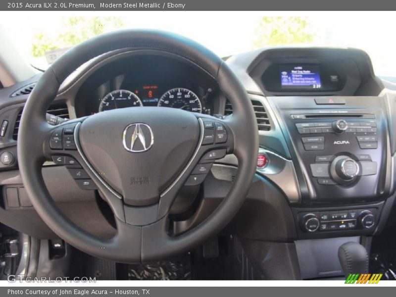 Modern Steel Metallic / Ebony 2015 Acura ILX 2.0L Premium