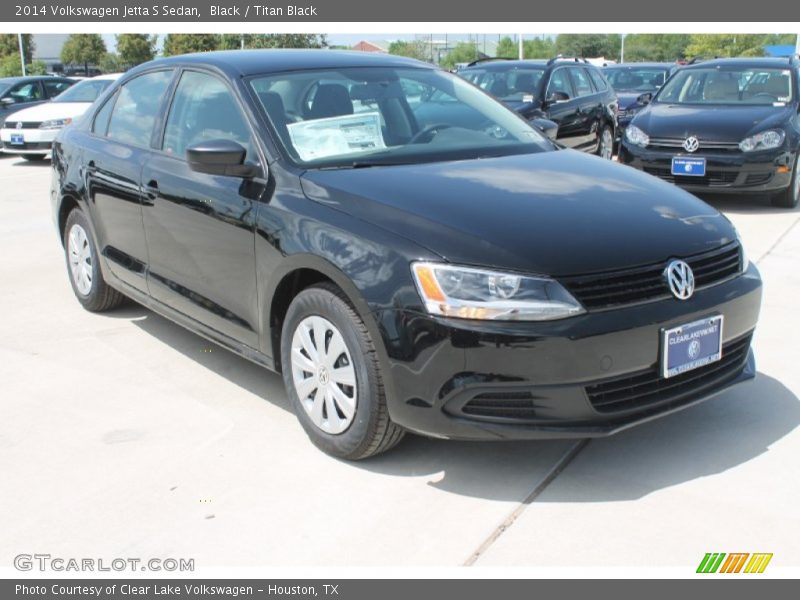 Black / Titan Black 2014 Volkswagen Jetta S Sedan