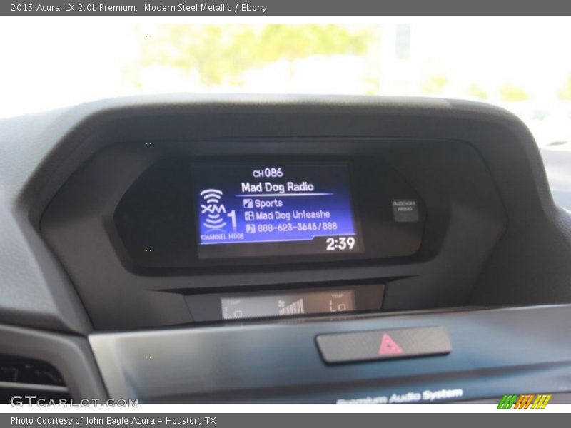 Modern Steel Metallic / Ebony 2015 Acura ILX 2.0L Premium