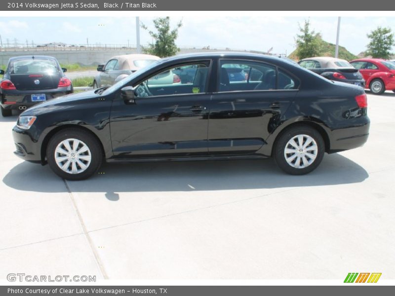 Black / Titan Black 2014 Volkswagen Jetta S Sedan