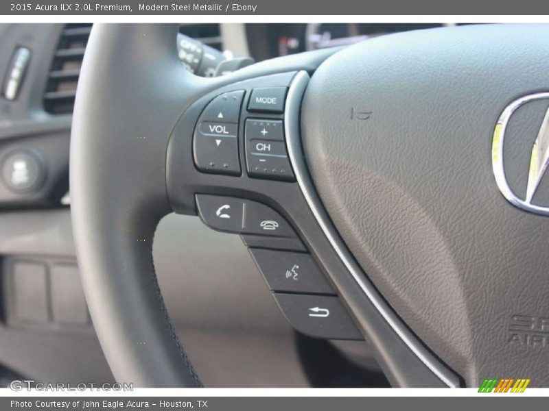 Modern Steel Metallic / Ebony 2015 Acura ILX 2.0L Premium