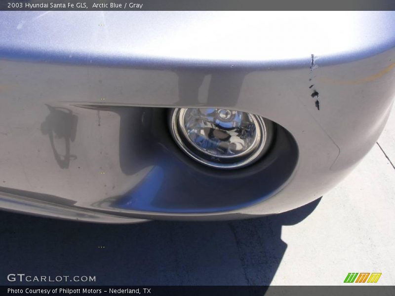 Arctic Blue / Gray 2003 Hyundai Santa Fe GLS