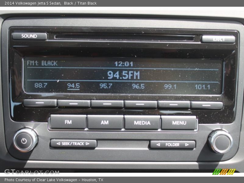 Black / Titan Black 2014 Volkswagen Jetta S Sedan
