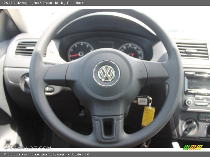 Black / Titan Black 2014 Volkswagen Jetta S Sedan