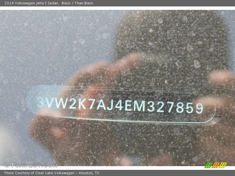 Black / Titan Black 2014 Volkswagen Jetta S Sedan