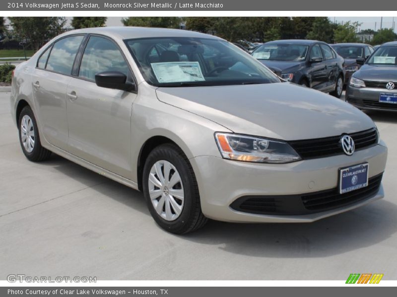 Moonrock Silver Metallic / Latte Macchiato 2014 Volkswagen Jetta S Sedan