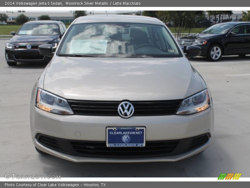 Moonrock Silver Metallic / Latte Macchiato 2014 Volkswagen Jetta S Sedan