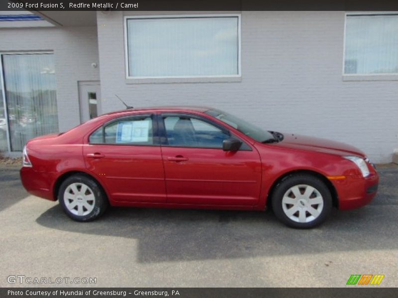 Redfire Metallic / Camel 2009 Ford Fusion S