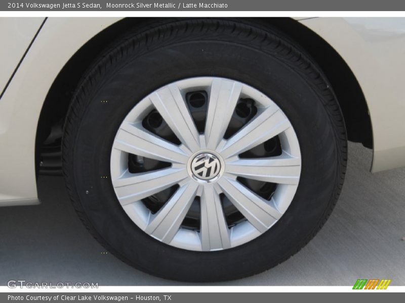 Moonrock Silver Metallic / Latte Macchiato 2014 Volkswagen Jetta S Sedan
