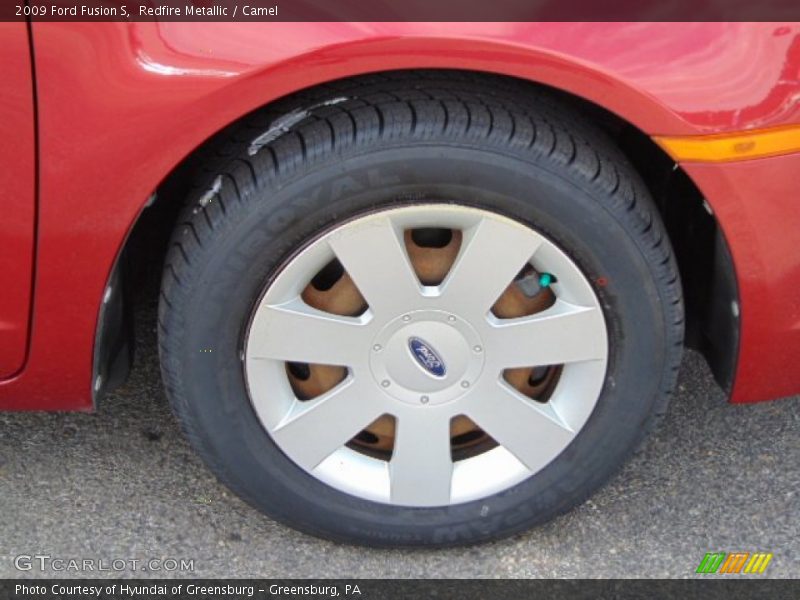 Redfire Metallic / Camel 2009 Ford Fusion S