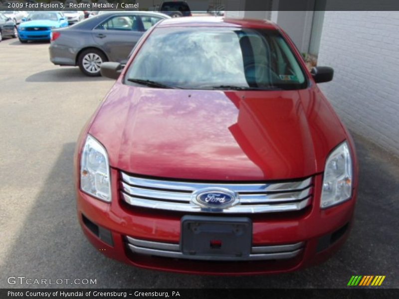 Redfire Metallic / Camel 2009 Ford Fusion S