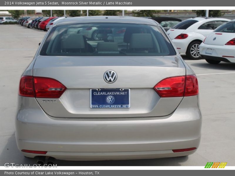 Moonrock Silver Metallic / Latte Macchiato 2014 Volkswagen Jetta S Sedan