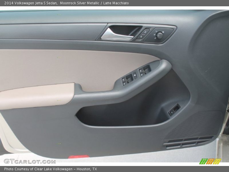 Moonrock Silver Metallic / Latte Macchiato 2014 Volkswagen Jetta S Sedan