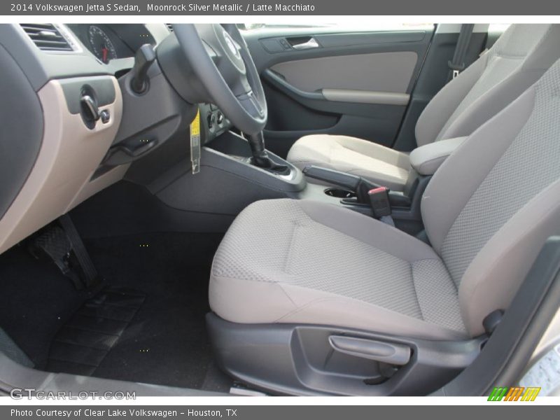 Moonrock Silver Metallic / Latte Macchiato 2014 Volkswagen Jetta S Sedan