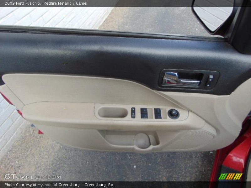 Redfire Metallic / Camel 2009 Ford Fusion S
