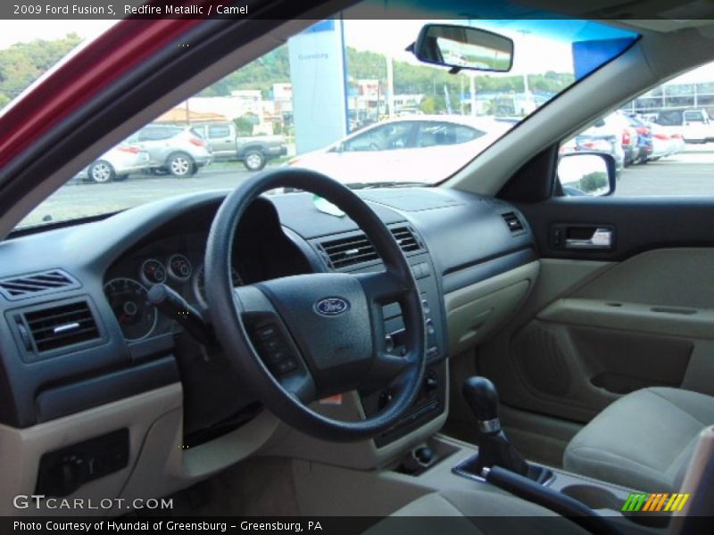 Redfire Metallic / Camel 2009 Ford Fusion S