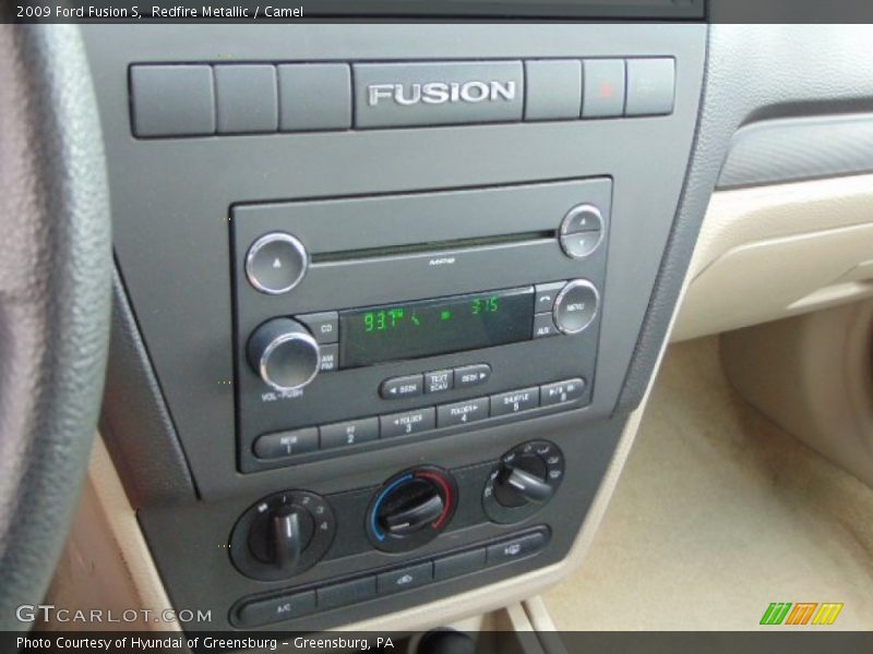 Redfire Metallic / Camel 2009 Ford Fusion S