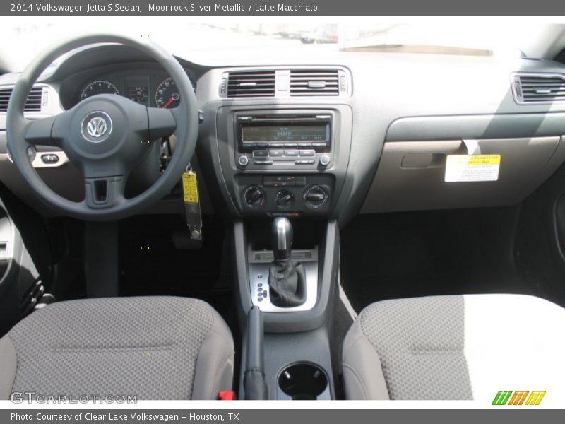 Moonrock Silver Metallic / Latte Macchiato 2014 Volkswagen Jetta S Sedan
