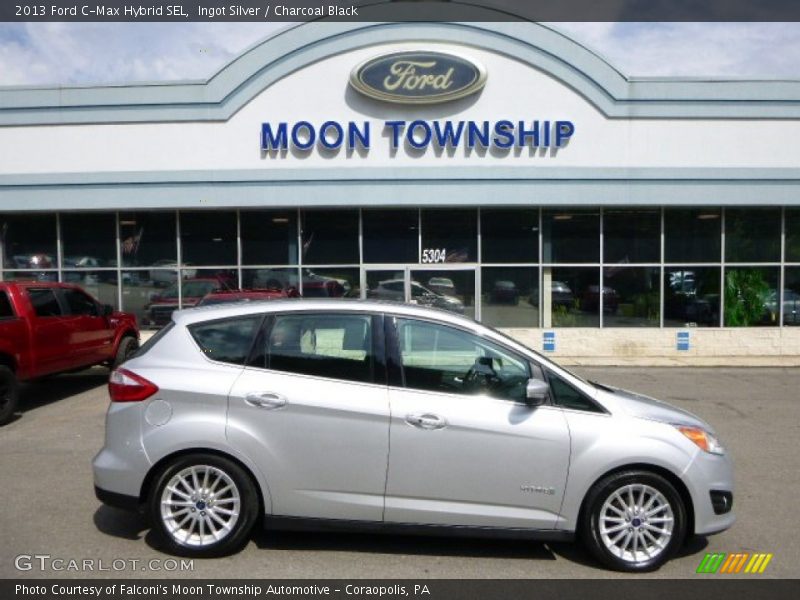 Ingot Silver / Charcoal Black 2013 Ford C-Max Hybrid SEL