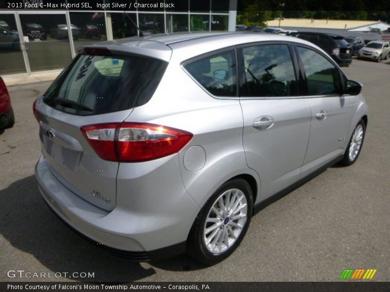 Ingot Silver / Charcoal Black 2013 Ford C-Max Hybrid SEL