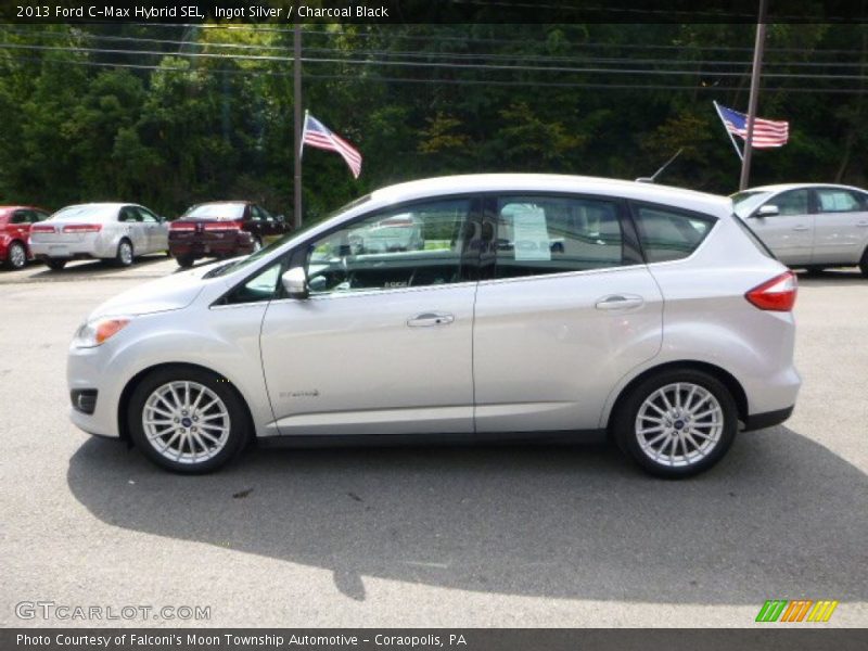 Ingot Silver / Charcoal Black 2013 Ford C-Max Hybrid SEL