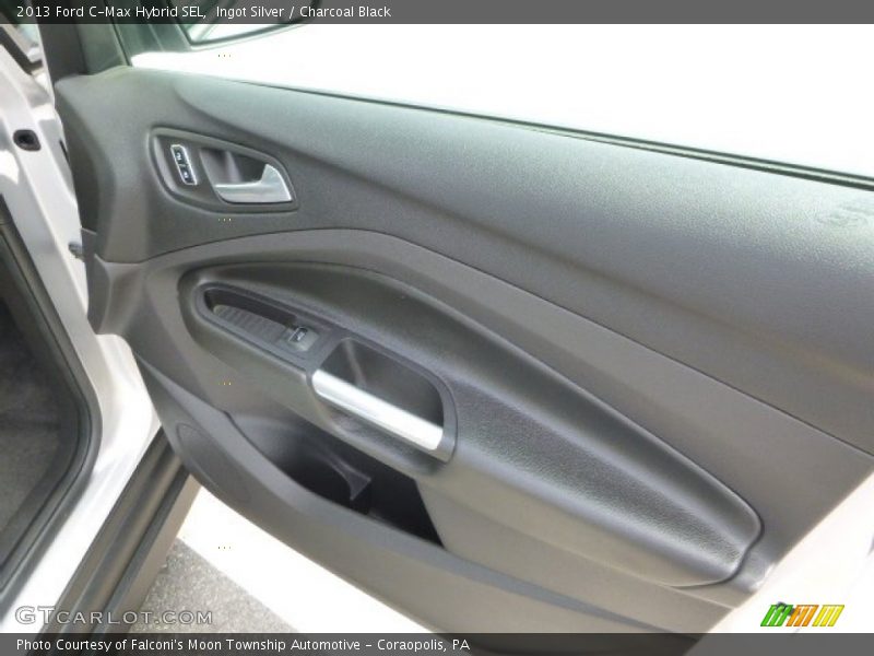 Ingot Silver / Charcoal Black 2013 Ford C-Max Hybrid SEL