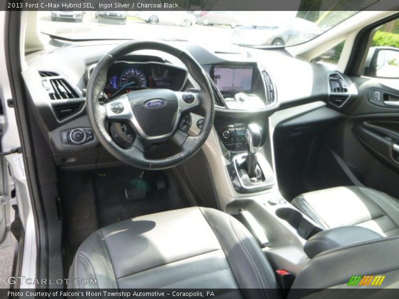 Ingot Silver / Charcoal Black 2013 Ford C-Max Hybrid SEL