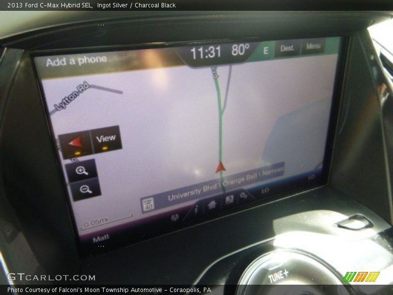 Ingot Silver / Charcoal Black 2013 Ford C-Max Hybrid SEL