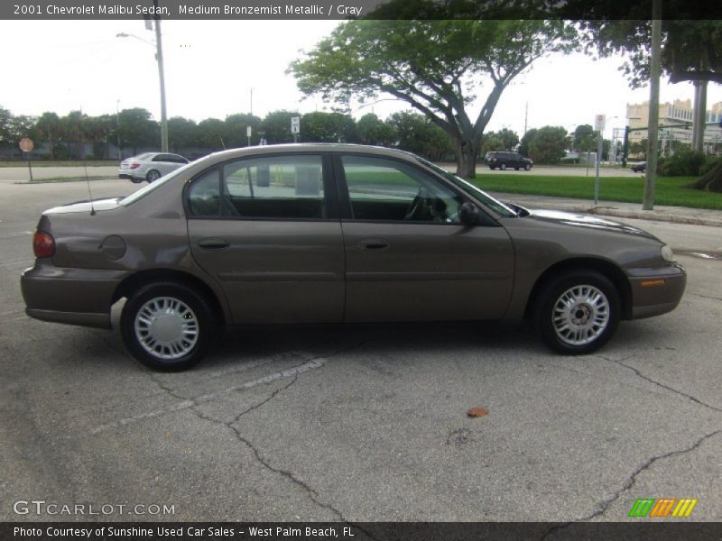 Medium Bronzemist Metallic / Gray 2001 Chevrolet Malibu Sedan