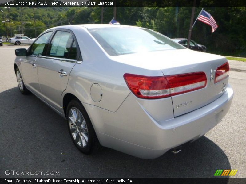 Ingot Silver Metallic / Dark Charcoal 2012 Lincoln MKZ AWD
