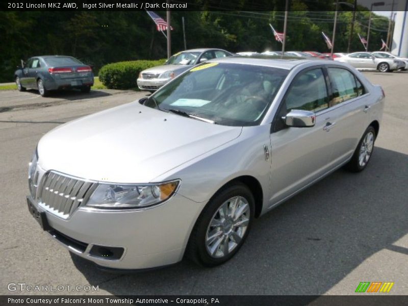 Ingot Silver Metallic / Dark Charcoal 2012 Lincoln MKZ AWD
