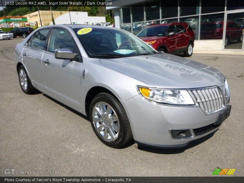 Ingot Silver Metallic / Dark Charcoal 2012 Lincoln MKZ AWD