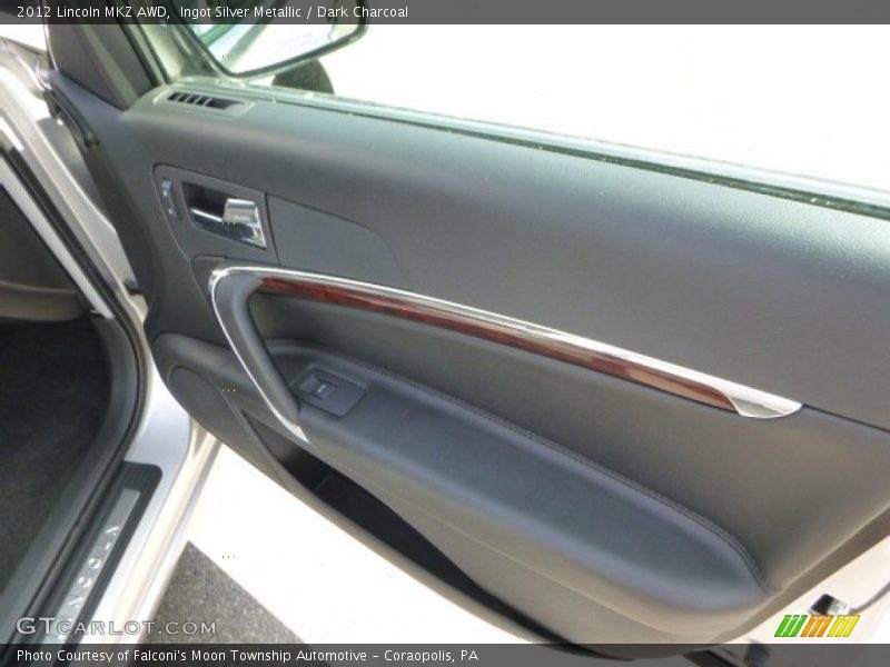 Ingot Silver Metallic / Dark Charcoal 2012 Lincoln MKZ AWD