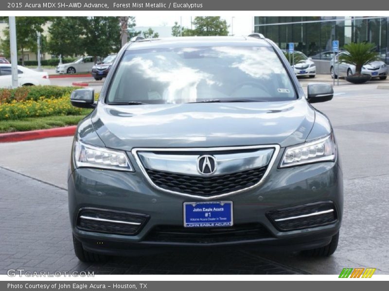 Forest Mist Metallic / Eucalyptus 2015 Acura MDX SH-AWD Advance